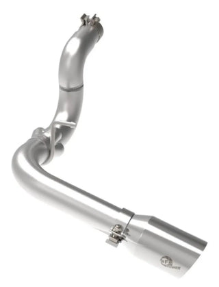 aFe Large Bore-HD DPF-Back Exhaust (Polished Tip) (REAR): Jeep Wrangler 3.0L EcoDiesel (20-23)