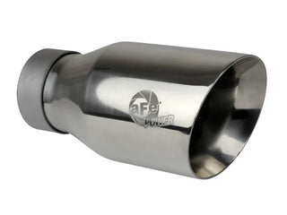 aFe Large Bore-HD DPF-Back Exhaust (Polished Tip) (REAR): Jeep Wrangler 3.0L EcoDiesel (20-23)