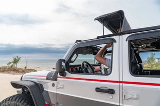 Rugged Ridge Voyager Fastback Soft Top - Black Diamond: Fits Most Jeep Gladiator Models (2018-2026)