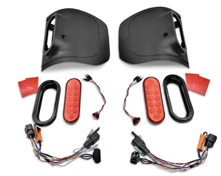 Rugged Ridge Flush Mount LED Tail Light Set (PAIR): Jeep Gladiator (18-26) - Black