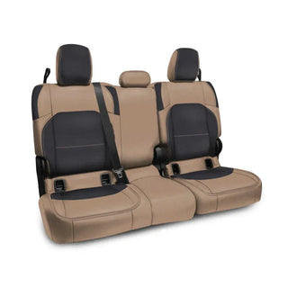 PRP Seats Rear Bench Cover (REAR): Jeep Gladiator / Wrangler (18-26) - Black/Tan