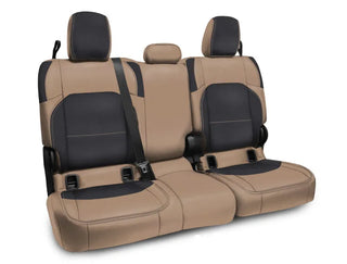 PRP Seats Rear Bench Cover (REAR): Jeep Gladiator / Wrangler (18-26) - Black/Tan