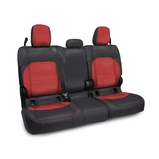 PRP Seats Rear Bench Cover for Jeep Gladiator JT (2020+) w/ Cloth Interior - Black/Red