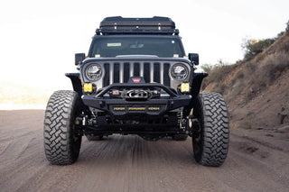 DV8 Offroad Spec Series Front Bumper: Fits Most Jeep Wrangler / Gladiator Models (2018-2026)