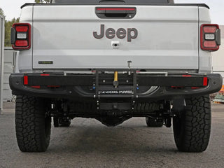 aFe Vulcan DPF-Back Hi-Tuck Exhaust (Black Tip) (REAR): Jeep Gladiator 3.0L EcoDiesel (21-23) - Black