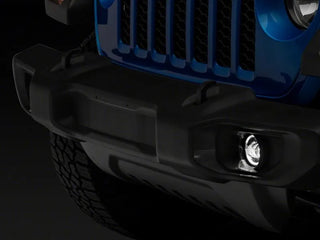 Raxiom Axial Series LED Fog Lights w/ Halo: Fits Jeep Wrangler JK/JL / Gladiator (07-26)
