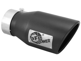 aFe Vulcan SS DPF-Back Exhaust (Black Tip) (REAR): Jeep Gladiator 3.0L EcoDiesel (21-25) - Black