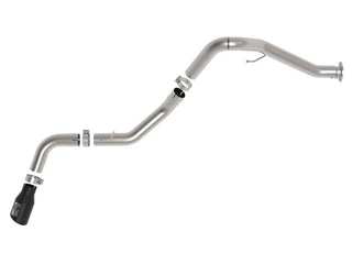 aFe Vulcan SS DPF-Back Exhaust (Black Tip) (REAR): Jeep Gladiator 3.0L EcoDiesel (21-25) - Black