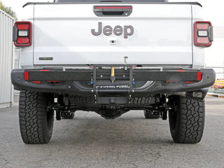 aFe Vulcan SS DPF-Back Exhaust (Black Tip) (REAR): Jeep Gladiator 3.0L EcoDiesel (21-25) - Black