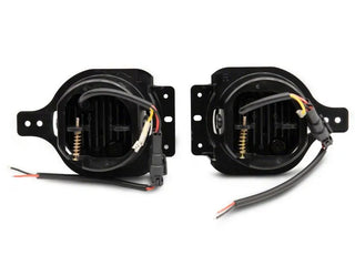 Raxiom Axial Nighthawk LED Fog Lights w/ DRL Halos: Fits Jeep Wrangler / Gladiator (07-26)