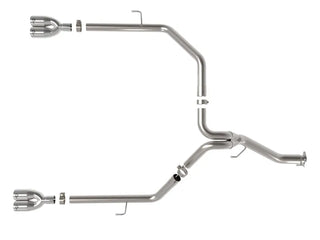 aFe Vulcan SS DPF-Back Exhaust (Polished Tips) (REAR): Jeep Gladiator 3.0L EcoDiesel (21-23)
