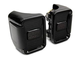 Raxiom Axial Series LED Tail Lights (REAR): Jeep Gladiator (18-26) - Black/Smoked
