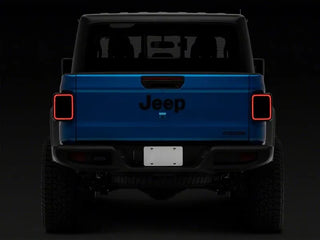 Raxiom LED Tail Lights Black Housing Smoked Lens: Fits Most Jeep Gladiator Models (2018-2026)