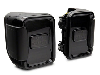 Raxiom Smoked LED Tail Lights w/ Black Housing: Fits Most Jeep Gladiator Models (2018-2026)