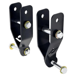 RockJock Geometry Correction Axle Brackets (REAR): Jeep Gladiator (18-26) w/ Hardware - Black
