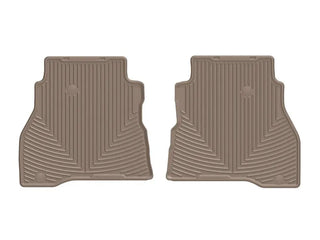WeatherTech All-Weather Rear Rubber Mats: Fits Most Jeep Gladiator Models (2018-2026) - Tan