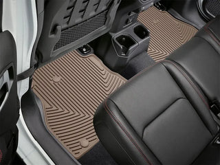 WeatherTech All-Weather Rear Rubber Mats: Fits Most Jeep Gladiator Models (2018-2026) - Tan