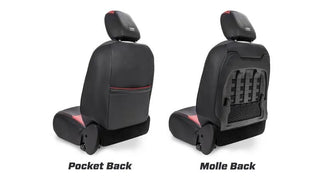 PRP Seats Front Seat Covers (PAIR): Jeep Wrangler JL / Gladiator JT 2018-2026 - All Black