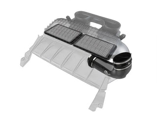 AFE Super Stock Carbon Fiber Induction System (w/Pro DRY S Filters): Ram 6.2L 1500 TRX 2021 - 2024