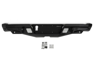 DV8 Offroad MTO Series Rear Bumper: Jeep Wrangler / Gladiator (18-26) - Black Powder Coat