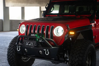DV8 Offroad Slim Steel Fender Flares: Fits Most Jeep Wrangler / Gladiator Models (2018-2026)