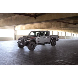 DV8 Offroad FS-1 Series Stubby Front Bumper: Jeep Gladiator / Wrangler (18-26) - Black Powder Coat