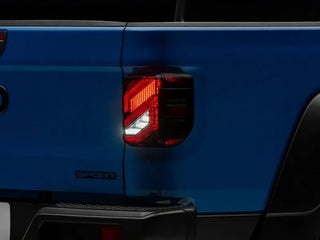 Raxiom Axial Series LED Tail Lights: Fits Most Jeep Gladiator Models (2018-2026) - Black/Smoked