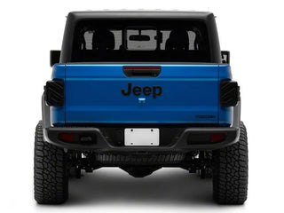 Raxiom Axial Series LED Tail Lights: Fits Most Jeep Gladiator Models (2018-2026) - Black/Smoked