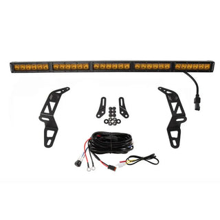 Diode Dynamics SS30 Bumper Bracket Kit w/ Wiring Harness (FRONT): Jeep Wrangler / Gladiator (07-26)