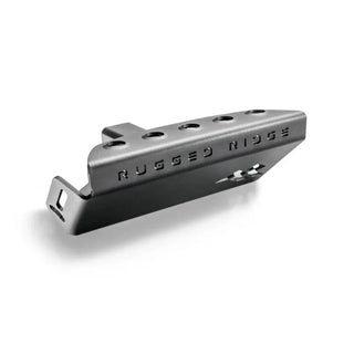 Rugged Ridge Hitch Skid Plate 2in Receiver: Jeep Wrangler / Gladiator (07-26) - Textured Black