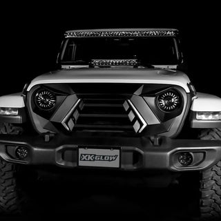 XKGLOW XKCHROME LED Grill Kit: Jeep Wrangler / Gladiator (2018-2026)