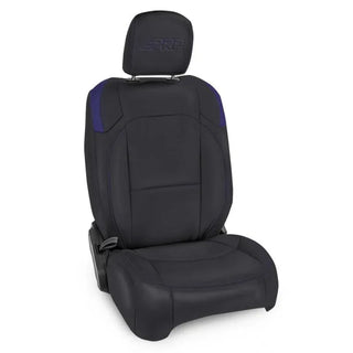 PRP Seats Front Seat Covers (PAIR) (Pocket Back): Jeep Gladiator / Wrangler (18-26) - Black / Purple