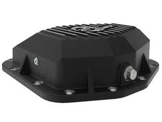 aFe Pro Series Rear Diff Cover Black w/ Machined Fins & Gear Oil (REAR): Jeep Gladiator (18-26)