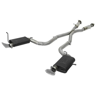 AFE MACH Force Cat-Back Exhaust System (w/Resonators): Jeep Grand Cherokee 6.4L SRT (2012-2021) & 6.2L Trackhawk (2018-2021)