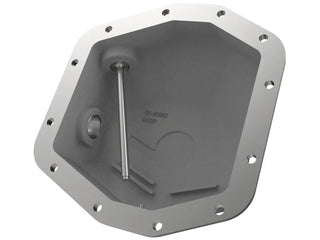 aFe Pro Series Rear Diff Cover Black w/ Machined Fins & Gear Oil (REAR): Jeep Gladiator (18-26)