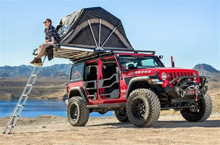 Dee Zee Hex Series Large Roof Rack Kit (F&R): Fits Jeep Wrangler / Gladiator (07-26)