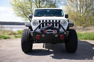 Fishbone Offroad Steel Front Fender Flares (FRONT): Jeep Wrangler / Gladiator (18-26) - Black
