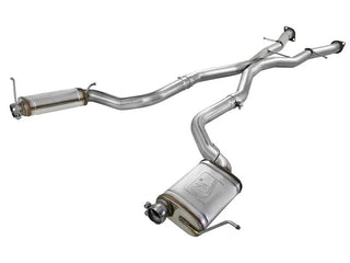 AFE MACH Force Cat-Back Exhaust System (w/out Resonators): Jeep Grand Cherokee 6.4L SRT (2012-2021) & 6.2L Trackhawk (2018-2021)