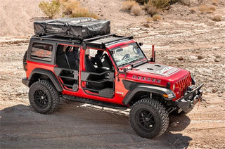 Dee Zee Hex Series Large Roof Rack Kit (F&R): Fits Jeep Wrangler / Gladiator (07-26)