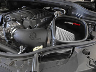 AFE Magnum FORCE Cold Air Intake System (w/Pro DRY S Filter): Dodge Durango (2018-2025) / Jeep Grand Cherokee 6.4L SRT (2012-2021)