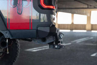 DV8 Offroad FS-15 Series Rear Bumper (REAR): Jeep Wrangler / Gladiator (18-26) - Black Powder Coat