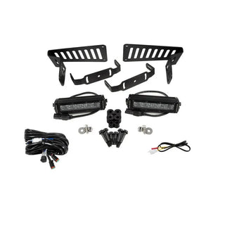 Diode Dynamics SS6 Cowl LED Bracket Kit: Jeep Wrangler / Gladiator (07-26) w/ Hardware