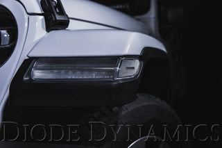 Diode Dynamics Smoked LED Sidemarkers Pair: Fits Most Jeep Wrangler / Gladiator Models (2007-2026)
