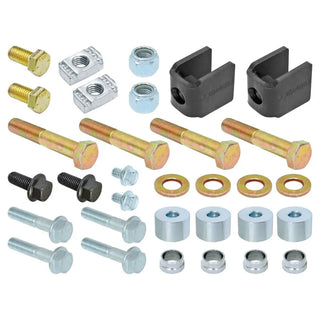 RockJock Antirock Sway Bar Kit Mounting Hardware Pack (REAR): Fits Jeep Wrangler / Gladiator (18-26)