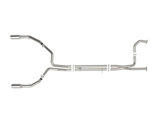 AFE Vulcan Exhaust System (Polished Tips): Ram 6.2L 1500 TRX 2021 - 2024
