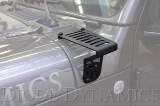 Diode Dynamics SS3 Cowl LED Bracket Kit: Jeep Wrangler / Gladiator (05-26) - White Sport