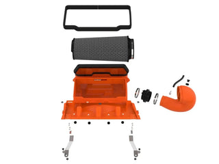 AFE Magnum FORCE Stage-2 Orange Edition Cold Air Intake System: Dodge RAM 1500 TRX 6.2L 2021 - 2023