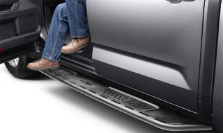 N-Fab Roan Textured Black Running Boards Full Length: Fits Most Jeep Gladiator Models (2018-2026)
