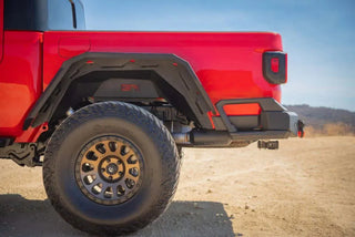 Body Armor 4x4 Steel Rear Fender Flares (REAR): Jeep Wrangler / Gladiator (18-26) - Black