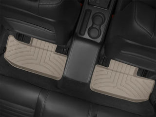 WeatherTech Rear FloorLiner (Tan): Fits Most Dodge Challenger / Charger Models (2011-2023)